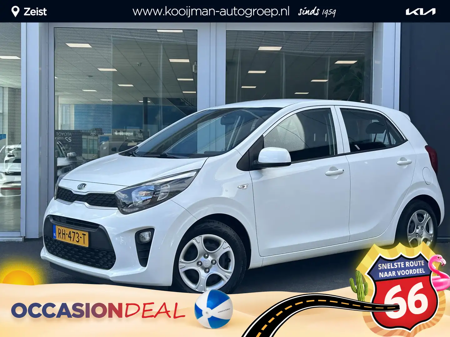 Kia Picanto 1.0 CVVT EconomyPlusLine Blanc - 1
