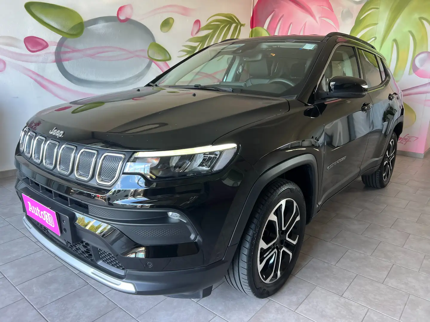 Jeep Compass Compass II 2021 1.6 mjt Limited 2wd 130cv Zwart - 2