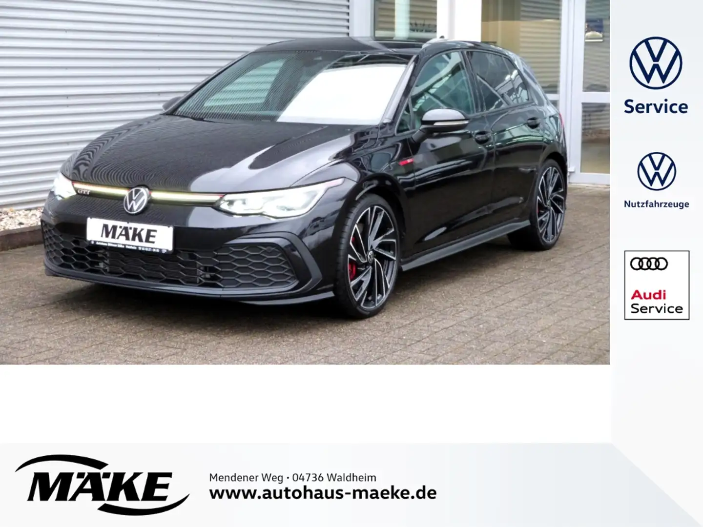 Volkswagen Golf GTI VIII 2.0 TSI DSG,DCC,ACC,AHK,LED-Matrix,Standheizu Schwarz - 1