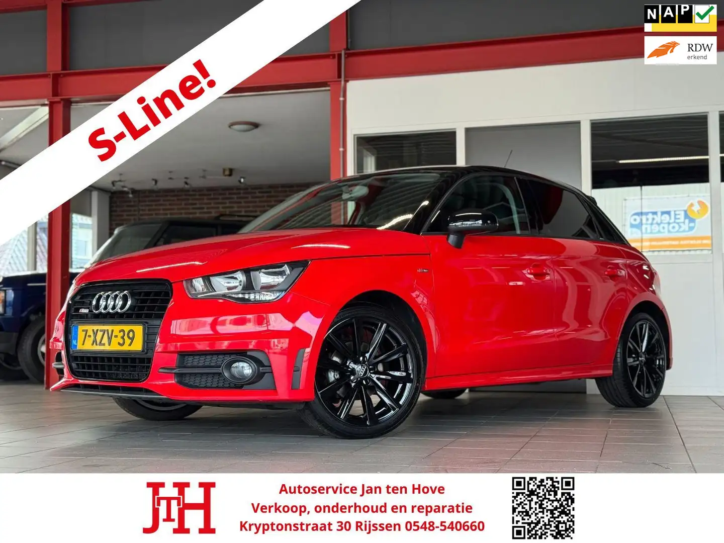 Audi A1 Sportback 1.2 TFSI S-Line*CruiseControl*Navi*Sport Rood - 1