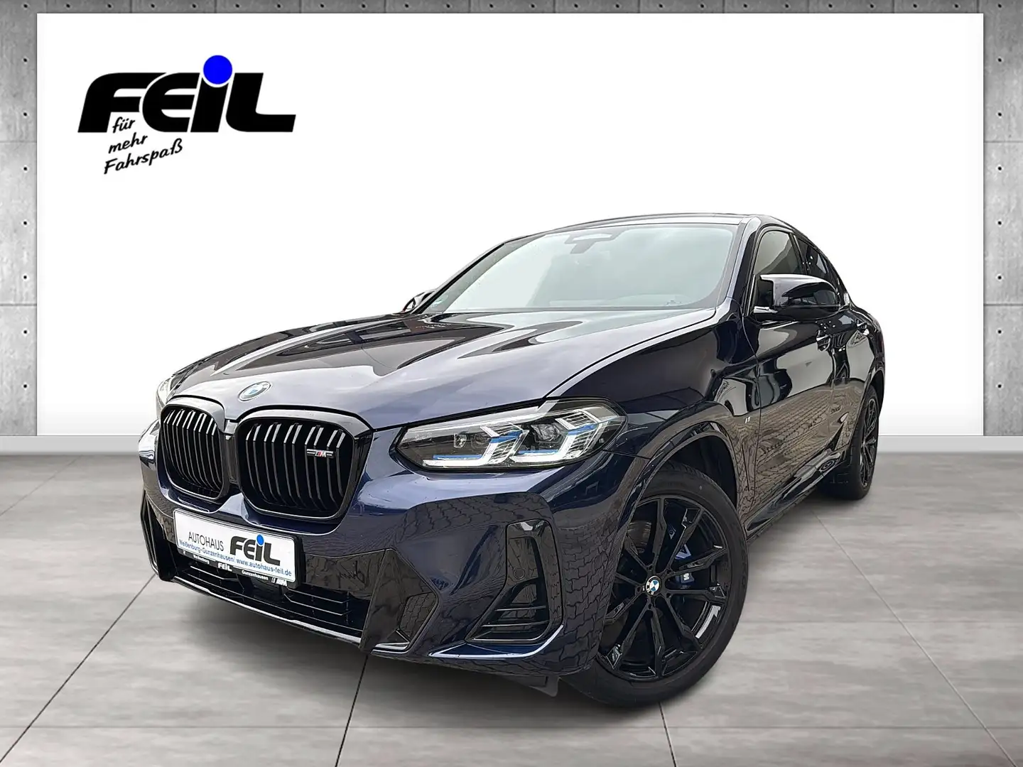BMW X4 M 40i Leasingübernahme möglich Modrá - 1