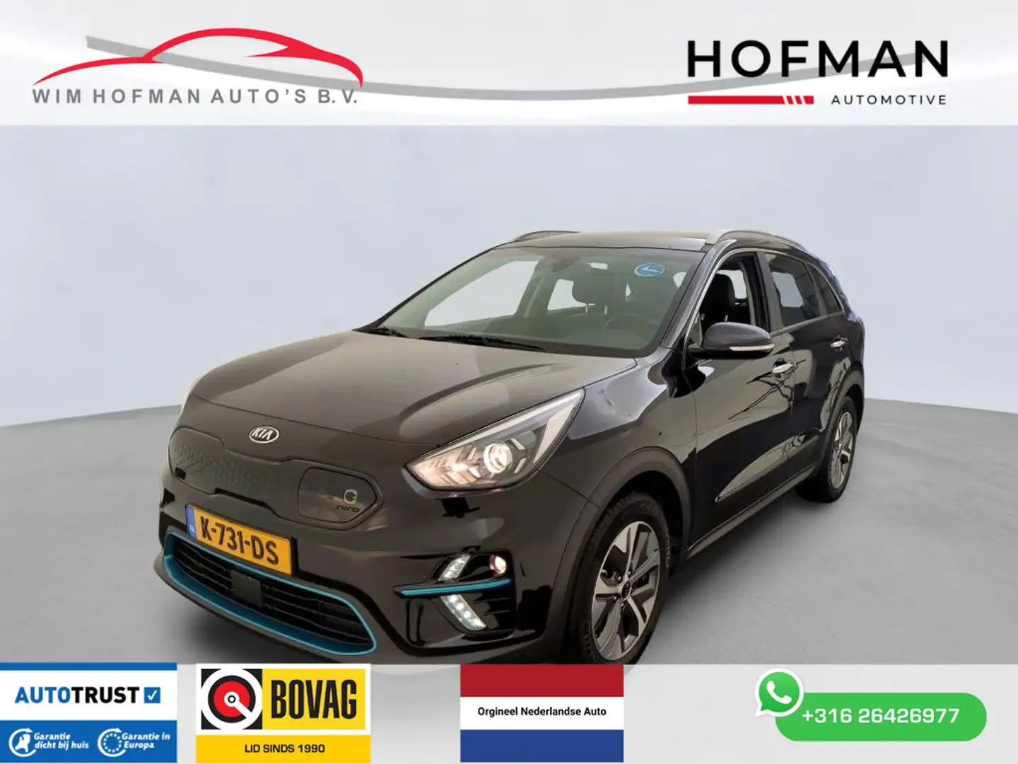 Kia e-Niro DynamicLine 64 kWh Camera Warmtepomp Winterpack Noir - 1