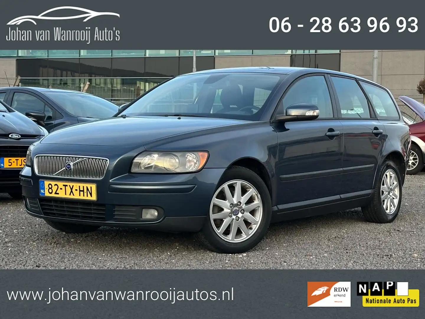 Volvo V50 1.8 Edition I/AIRCO/NAVIGATIE/NW APK Albastru - 1