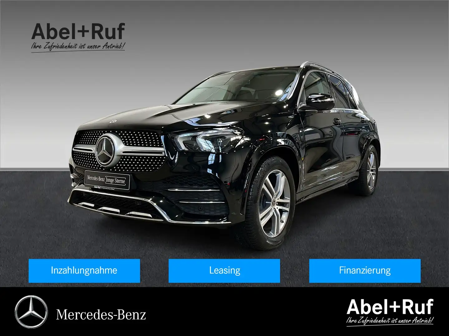 Mercedes-Benz GLE 350 d AMG LED+AHK+360°Kamera+MBUX+DAB+SHZ Schwarz - 1