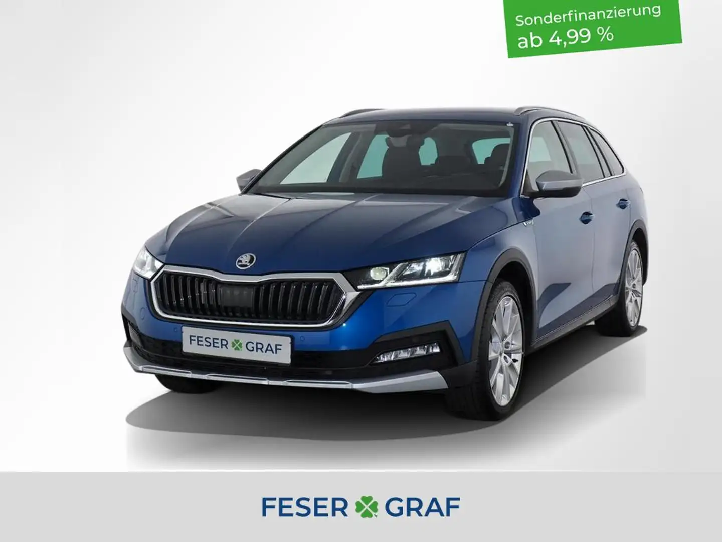 Skoda Octavia Combi Scout 2.0 TDI First Edition 4x4 Blau - 1