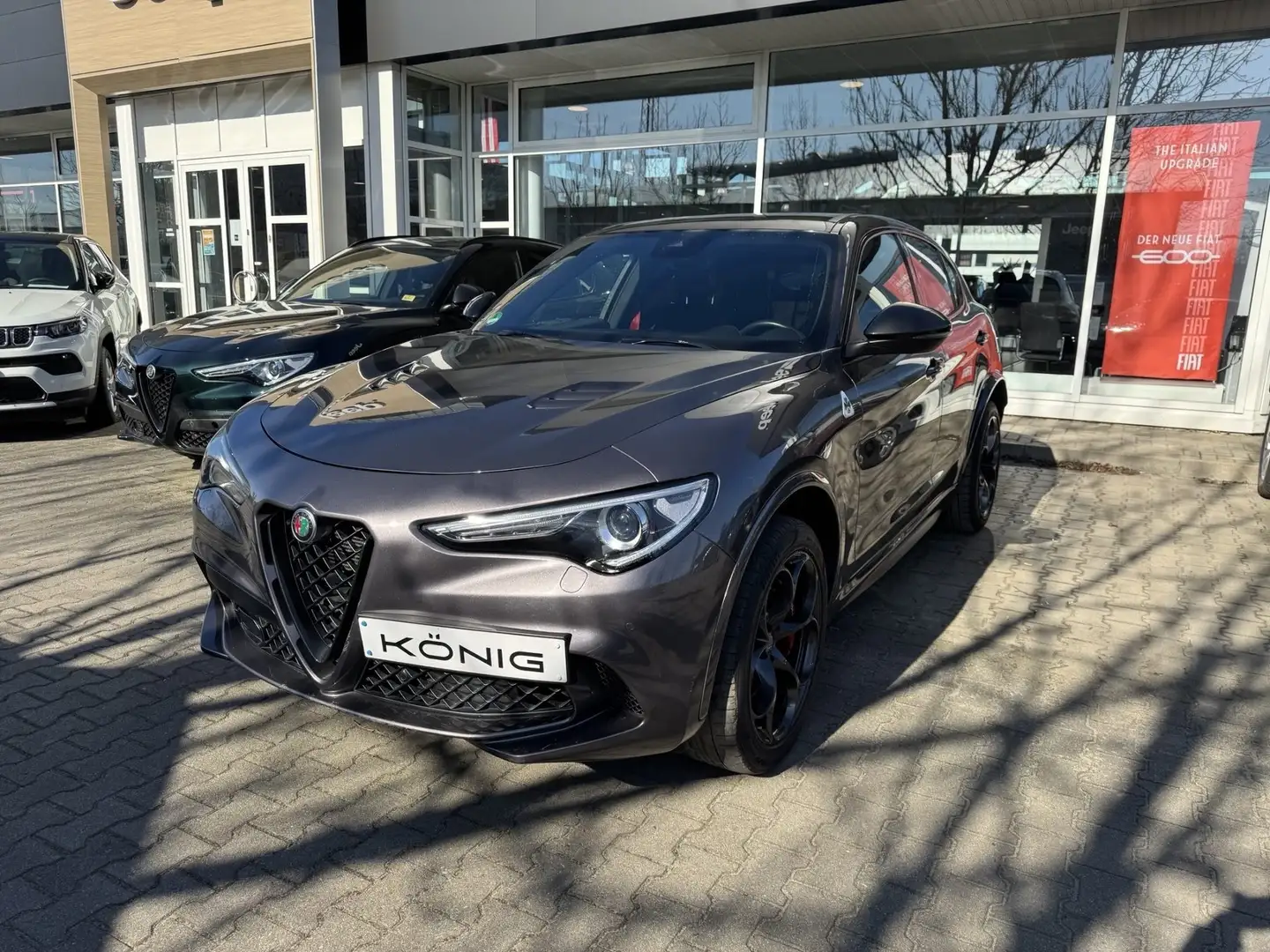 Alfa Romeo Stelvio Quadrifoglio 2.9 Q4 Bi-Turbo Grau - 1