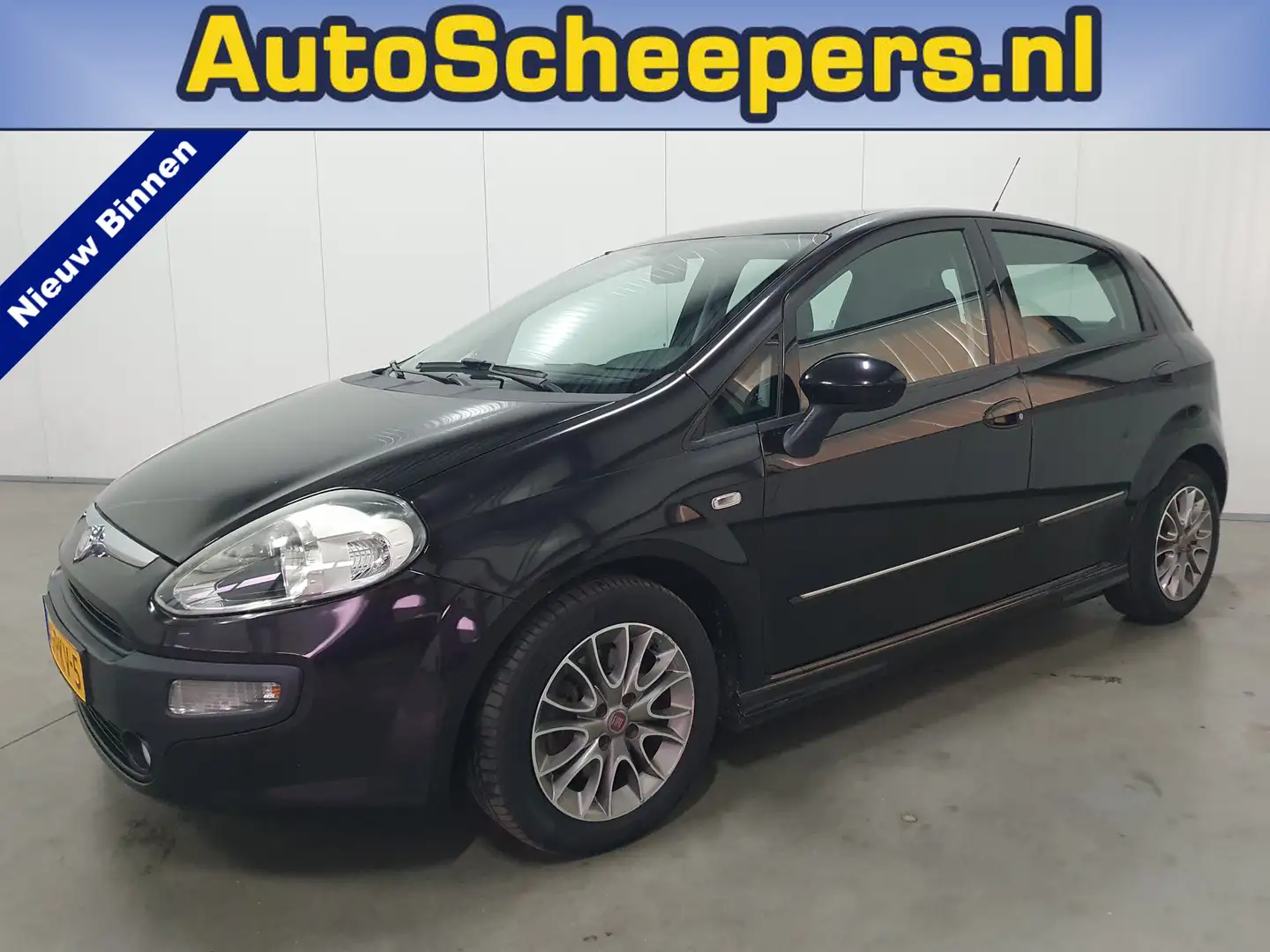 Fiat Punto Evo 1.3 M-Jet Dynamic AIRCO/CRUISE/LMV Zwart - 1