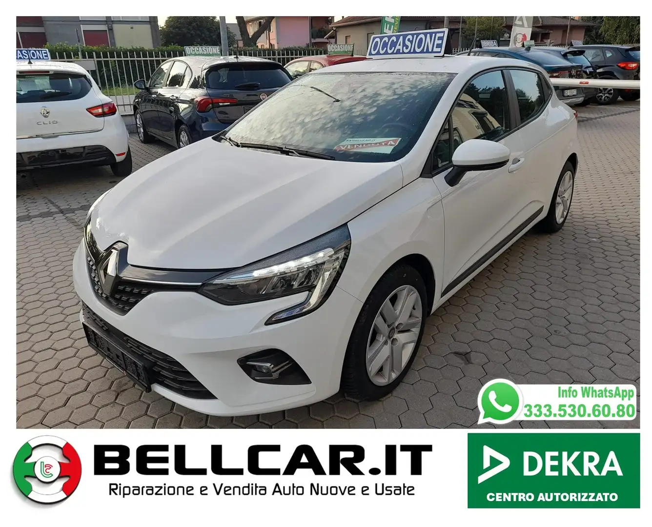 Renault Clio Clio 1.0 sce Business 65cv my21 Blanc - 1
