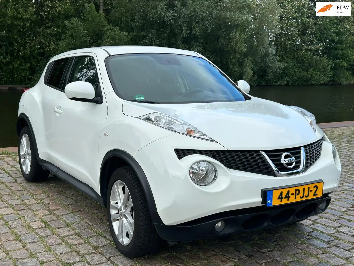Nissan Juke 1.6 Acenta 2e eigenaar dealer onderhouden org nl a Wit - 1