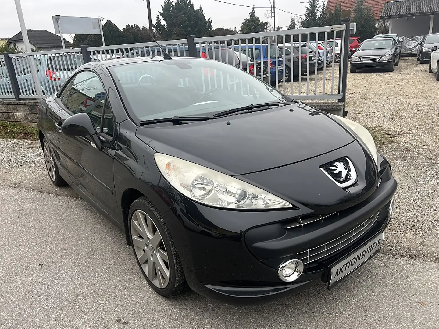Peugeot 207 CC Active 1,6 VTi 16V Schwarz - 1