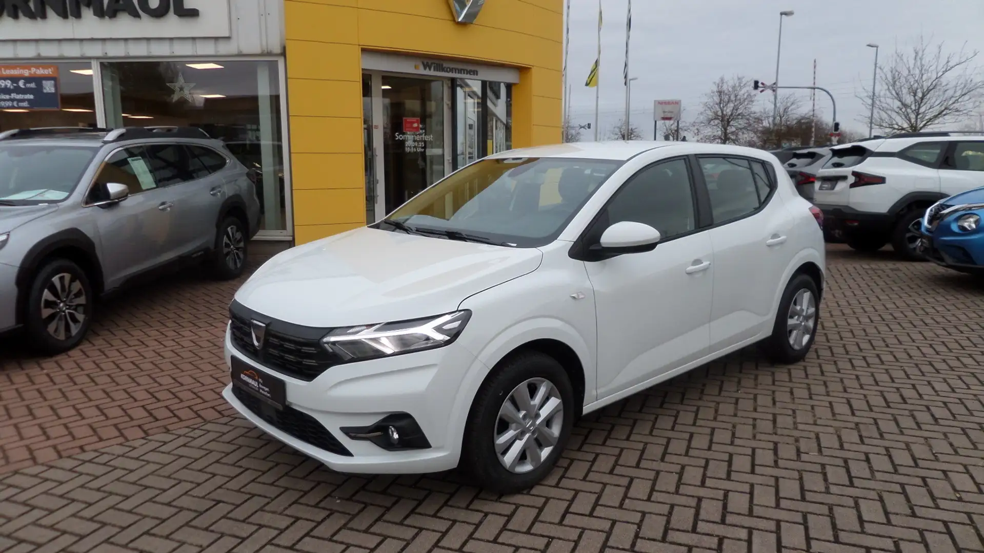Dacia Sandero Comfort TCe 90 PS Geschwindigkeitsbegrenzer, Smartphone Integration Blanc - 1