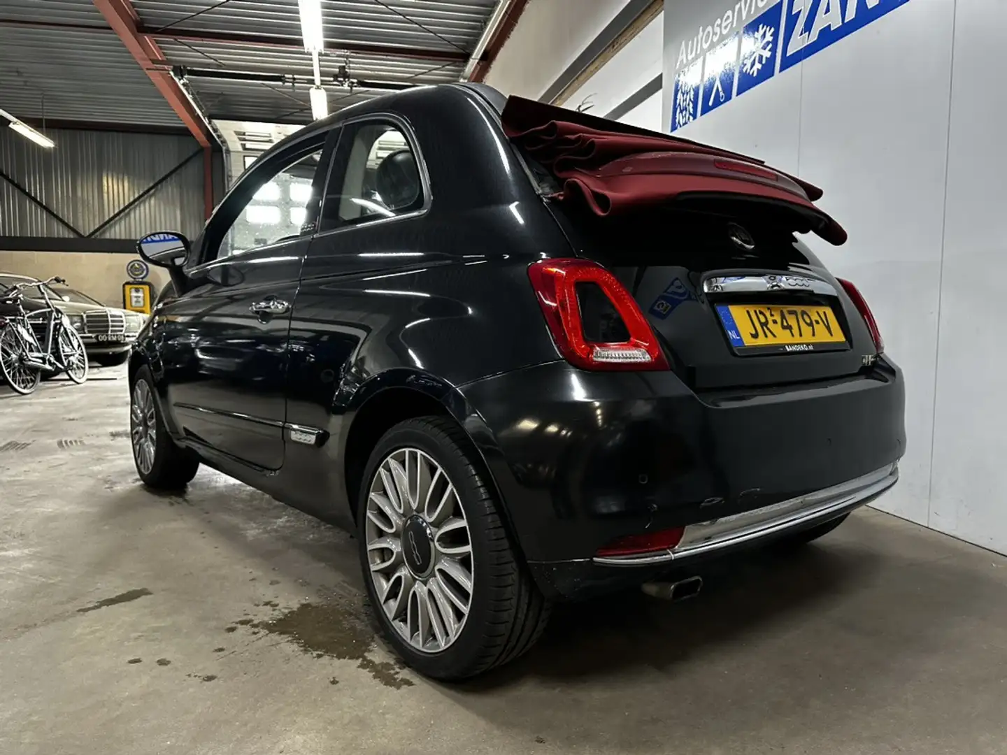Fiat 500C 0.9 TwinAir Turbo Lounge Slechts 12.000KM!!!!! Zwart - 2