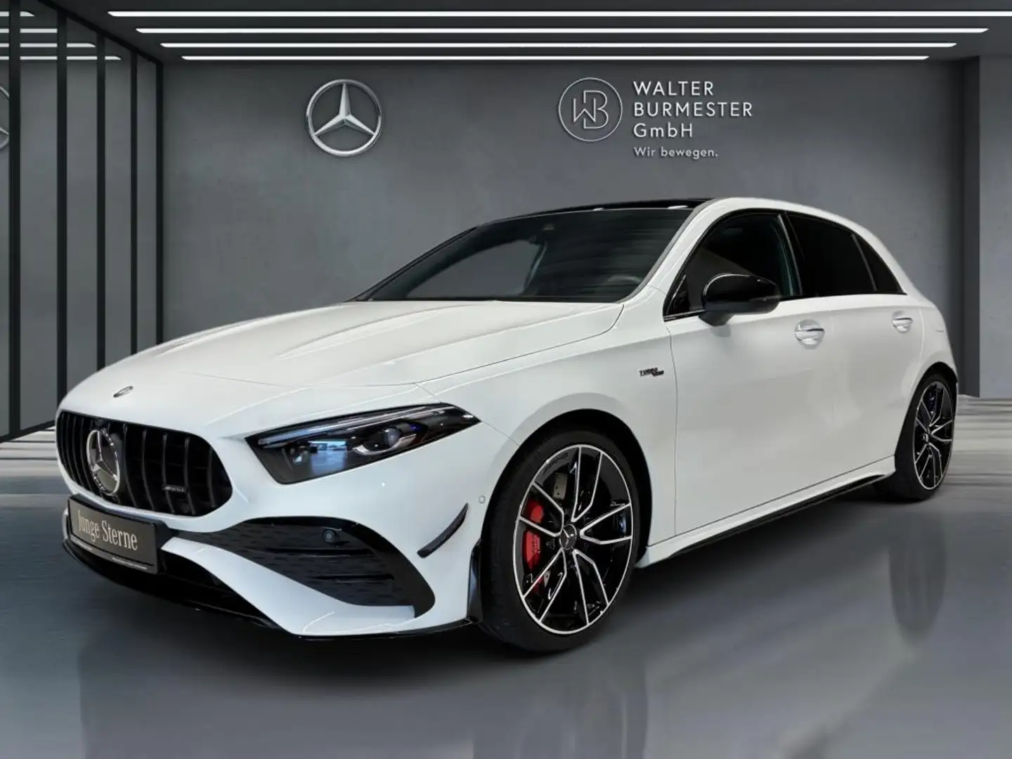 Mercedes-Benz A 35 AMG AMG A 35 4M +PANO+KAMERA+Ambiente+SHZ+Mbeam+PDC Blanc - 1