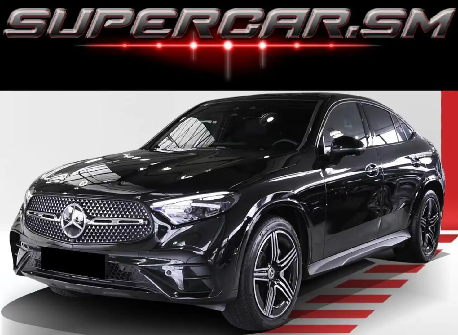 Mercedes-Benz GLC 300 d COUPE AMG PREMIUM PANORAMA NIGHT 20 Zwart - 1