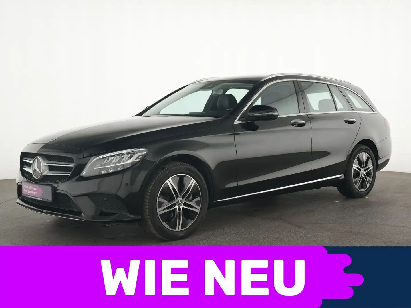 Mercedes-Benz C 220 Avantgarde 4Matic|Navi|Kamera|LED|Tempomat Schwarz - 1