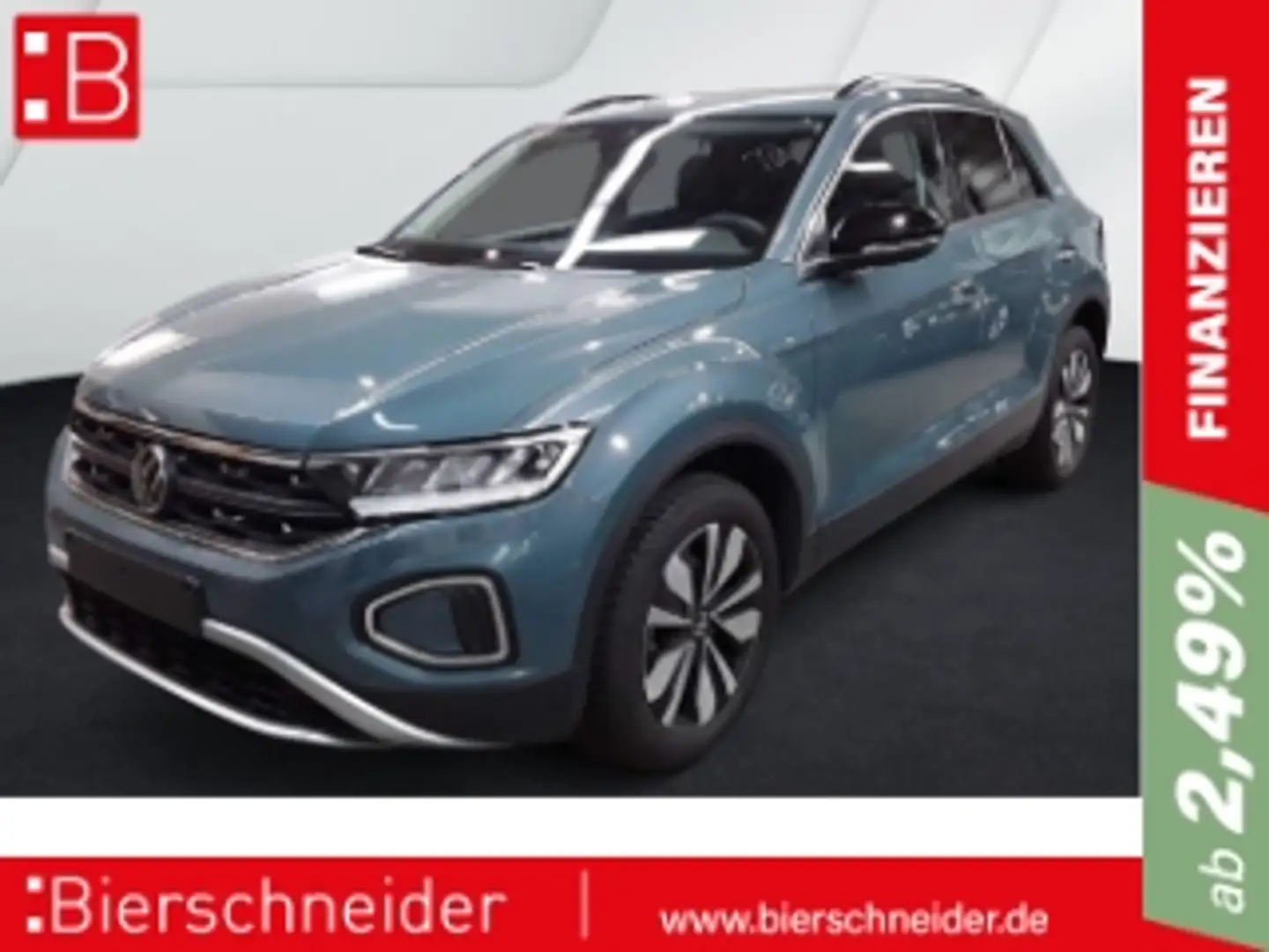 Volkswagen T-Roc 1.0 TSI Goal NAVI LED ACC SHZ PARKP Bleu - 1