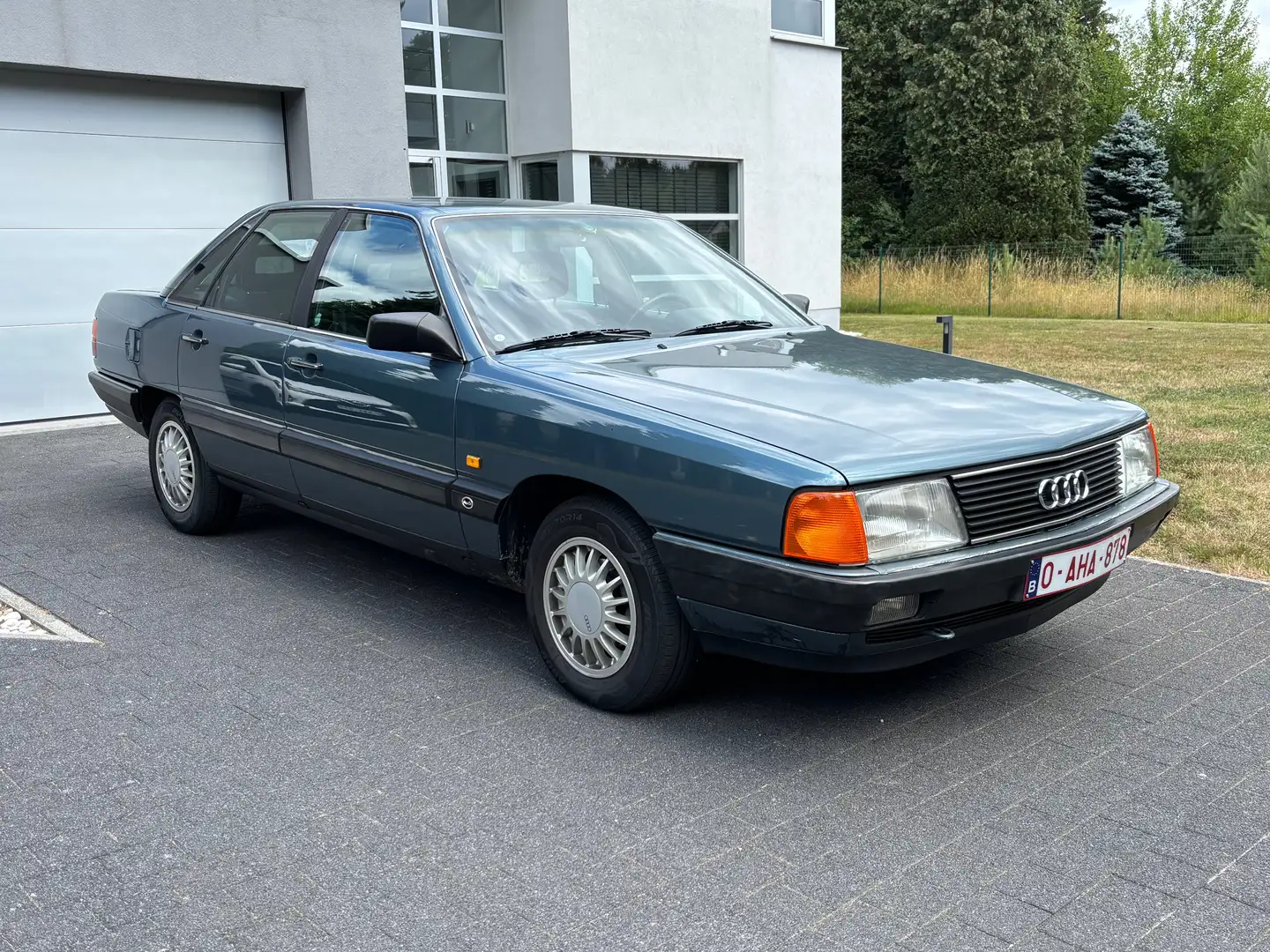Audi 100 100 CS Bleu - 2