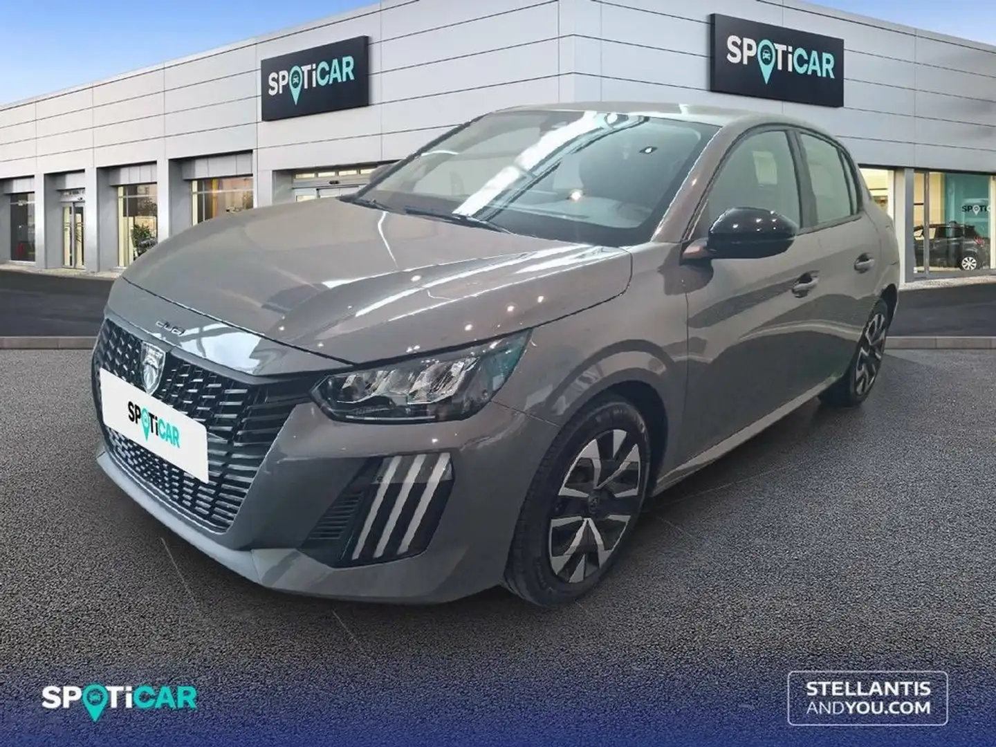 Peugeot 208 Puretech 100 Active Gris - 1