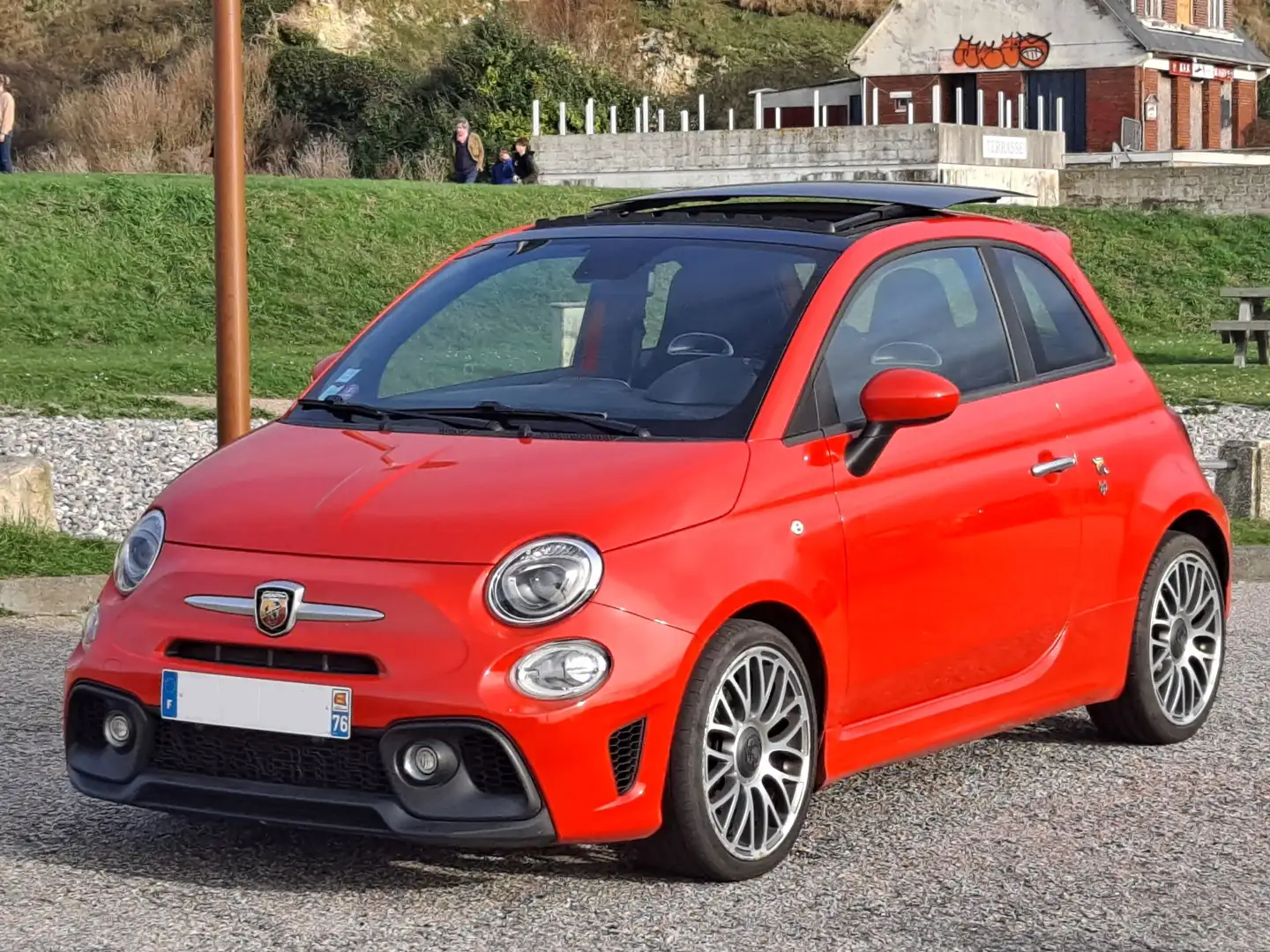 Abarth 595 1.4 Turbo 16V T-Jet 145 ch BVM5 Rouge - 1