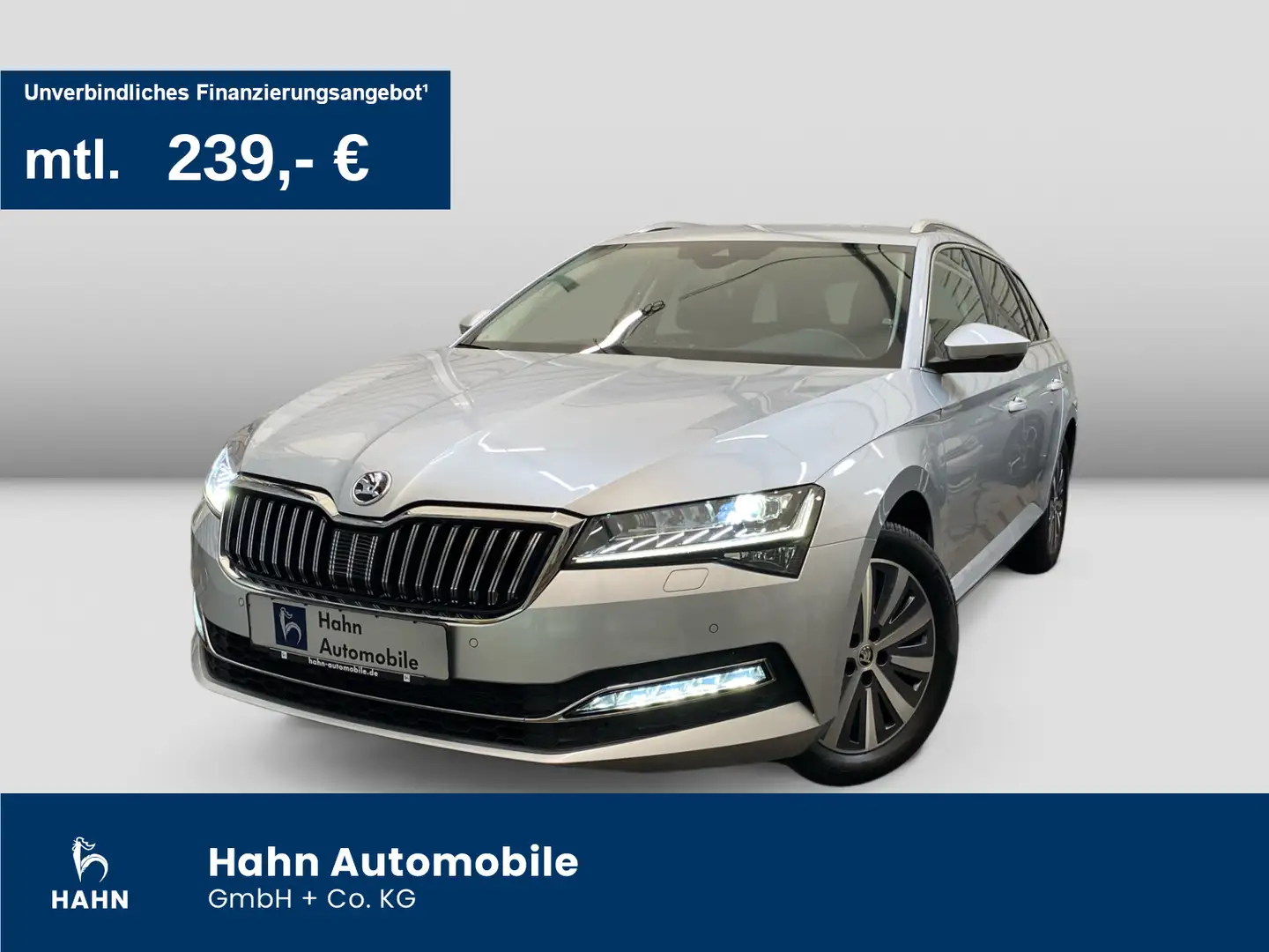 Skoda Superb Combi 2.0 TDI DSG Style Navi ACC LED PDC Argent - 1