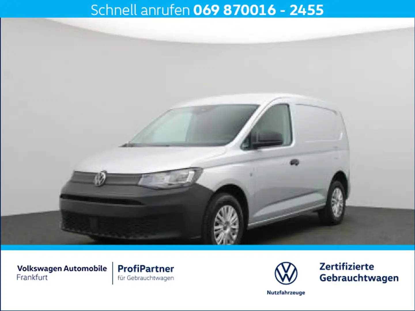 Volkswagen Caddy 2.0 TDI FrontAssist Klima DAB+ Silber - 1