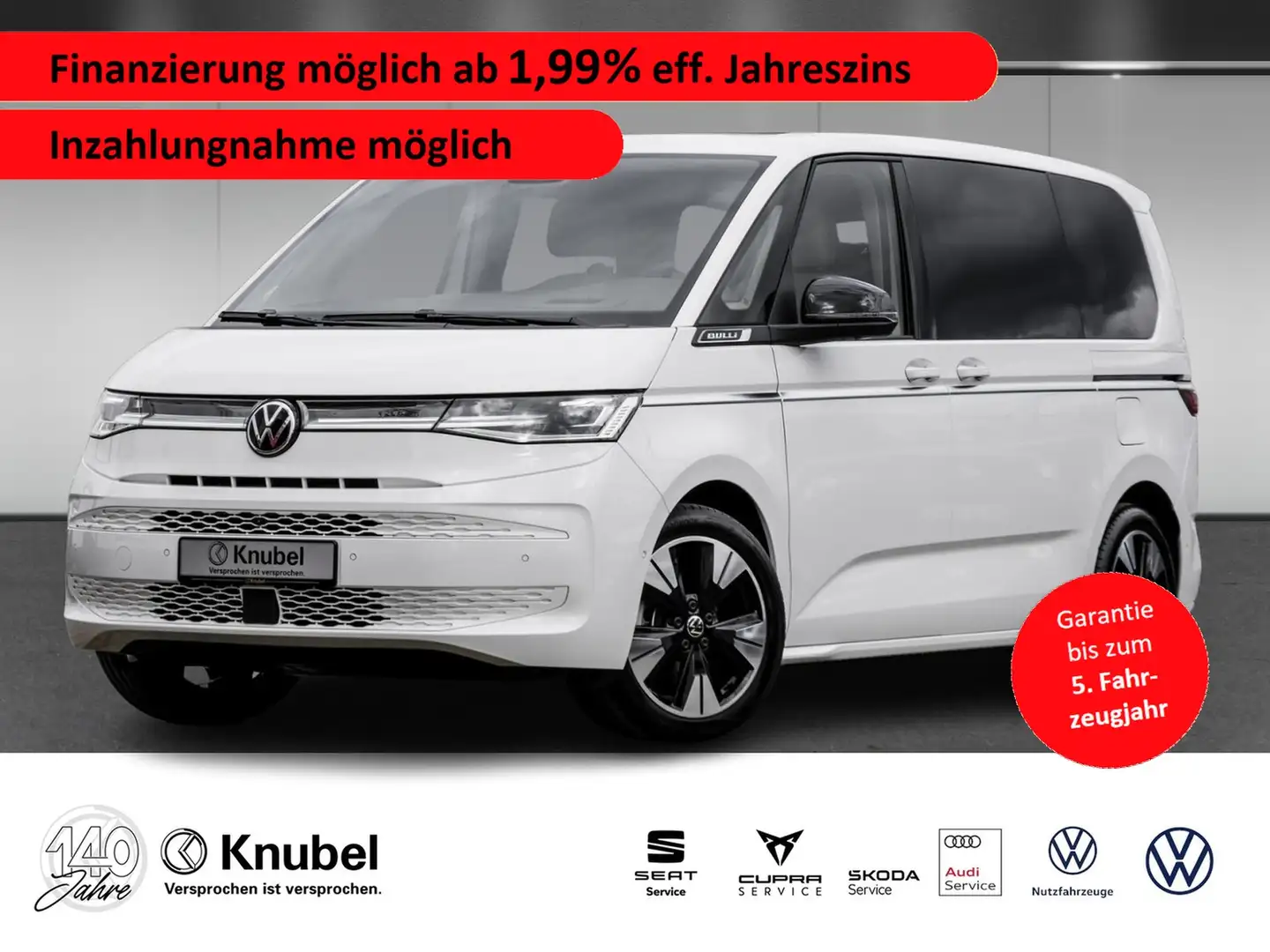 Volkswagen T7 Multivan Style 2.0 TDI DSG DCC AHK 19" HarmanKardon Pano... Wit - 1