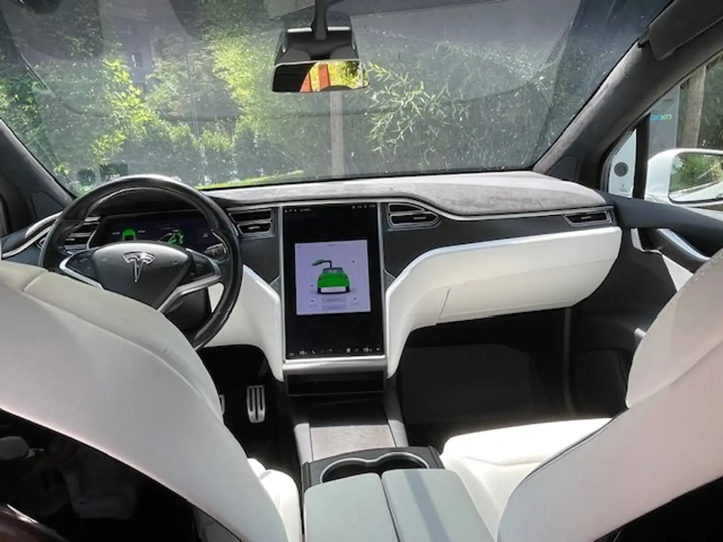 Tesla Model X Model X P100 D Biały - 1