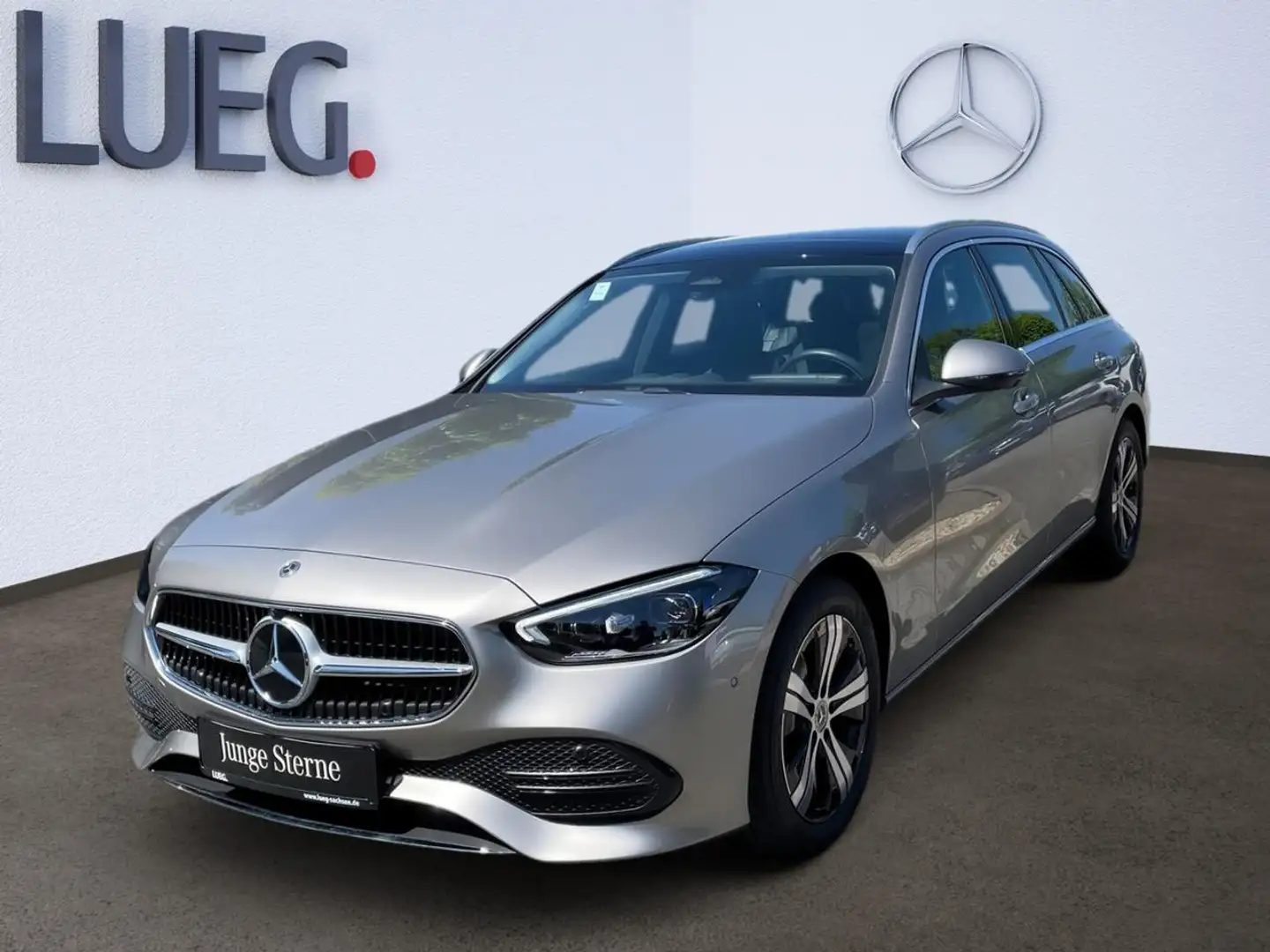 Mercedes-Benz C 200 T AVANTGARDE-ADVANCED+PANODACH+DISTRONIC Silber - 1