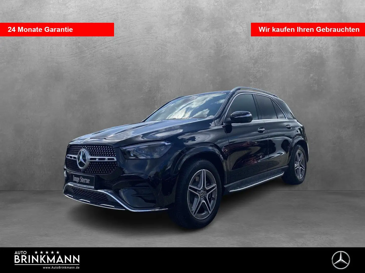 Mercedes-Benz GLE 450 GLE 450 d 4M AMG Line/Pano/AHK/EasyP/Multibeam SHZ Schwarz - 1