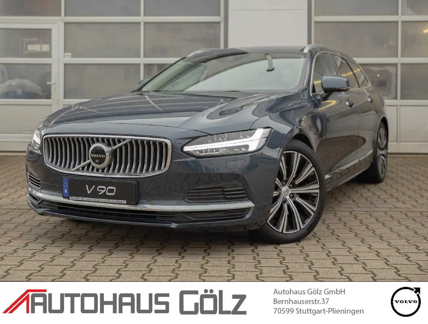 Volvo V90 T8 Inscription Hybrid AWD AHK*SHD*Standheiz.*ACC* Blau - 1