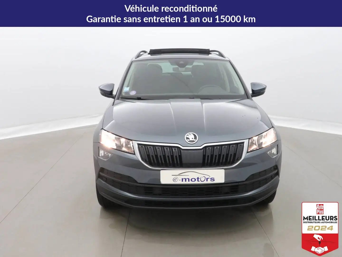 Skoda Karoq TSI 150 DSG7 Ambition +Toit +Caméra Gris - 2