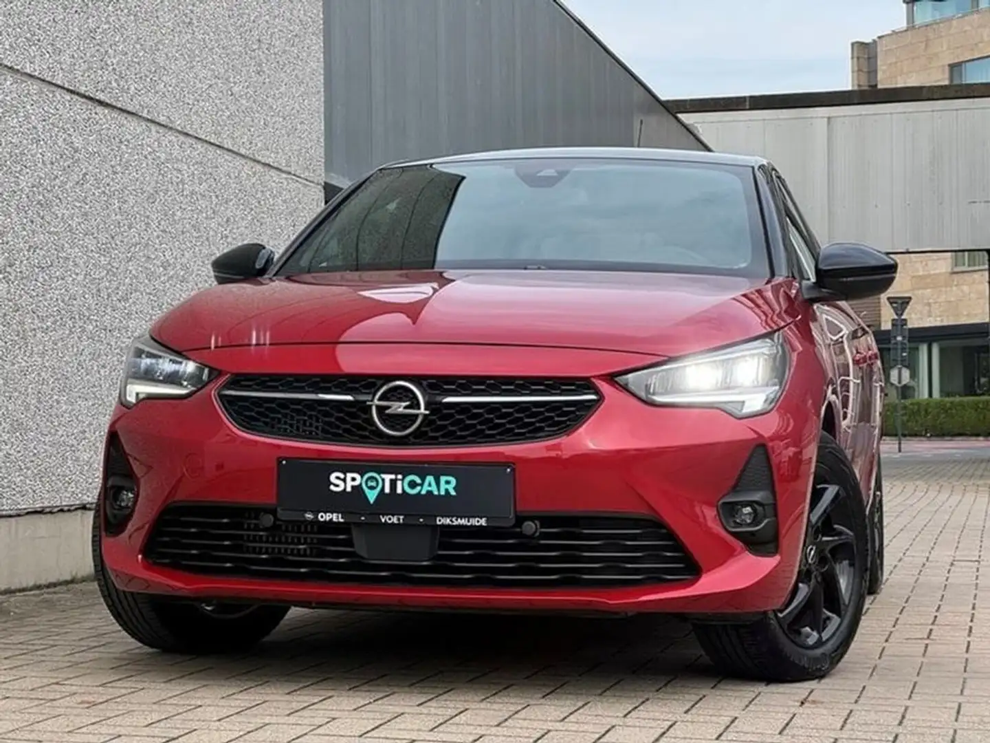Opel Corsa 1.2T 101PK GSLINE FULL LED/CARPLAY Rouge - 1