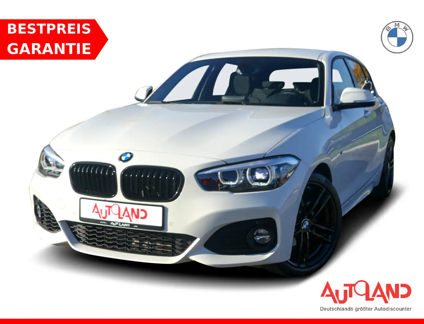 BMW 118 118i M Sport Aut. LED Navi Sitzheizung Klimaaut. Weiß - 1