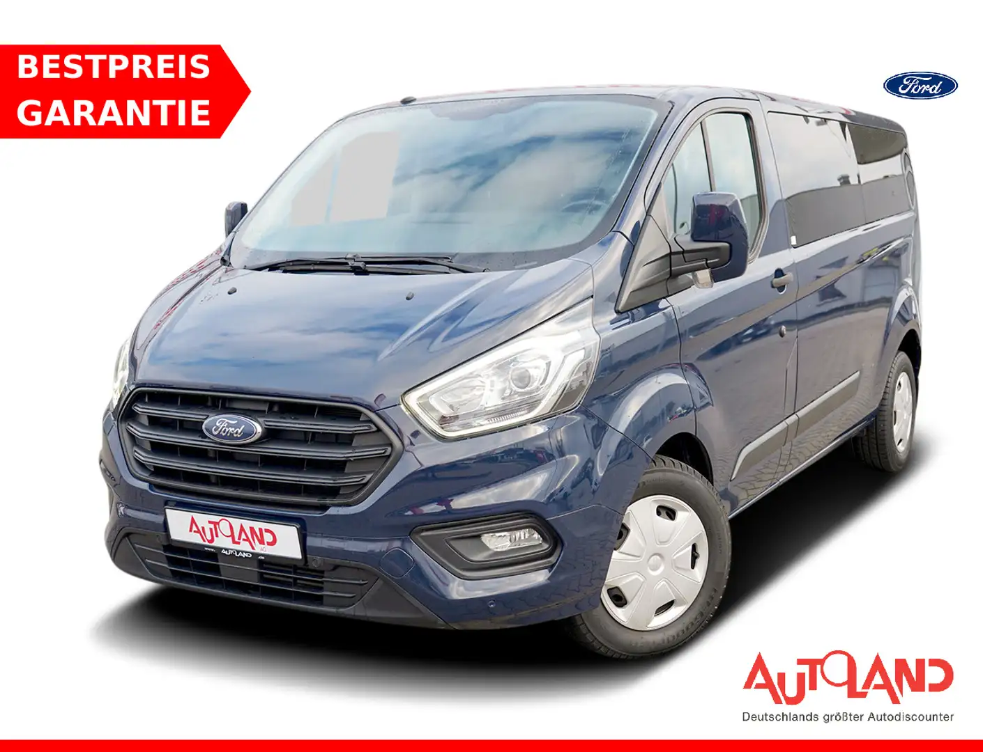 Ford Transit Custom L2 9-Sitzer Sitzheizung Tempomat Blau - 1