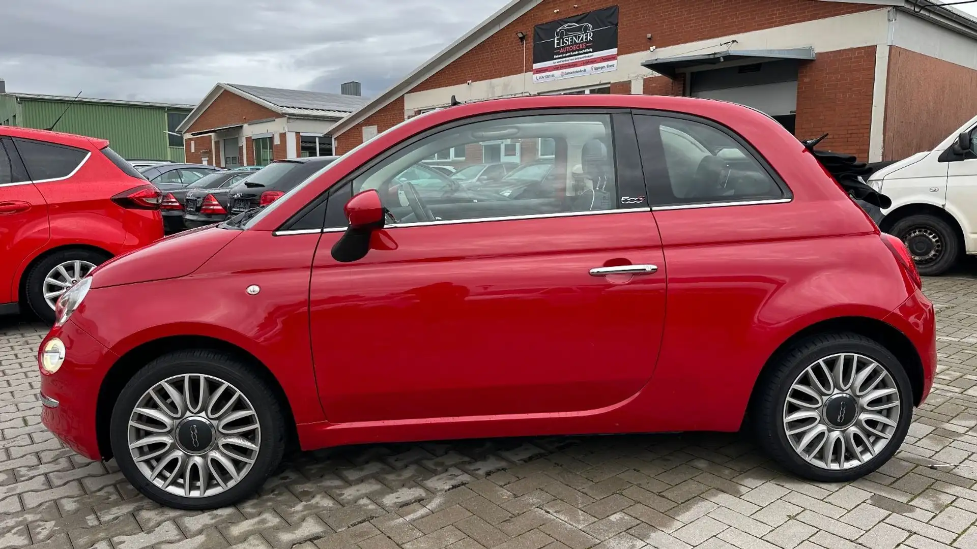 Fiat 500 Cabrio Navigation U-Connect DAB Rot - 2