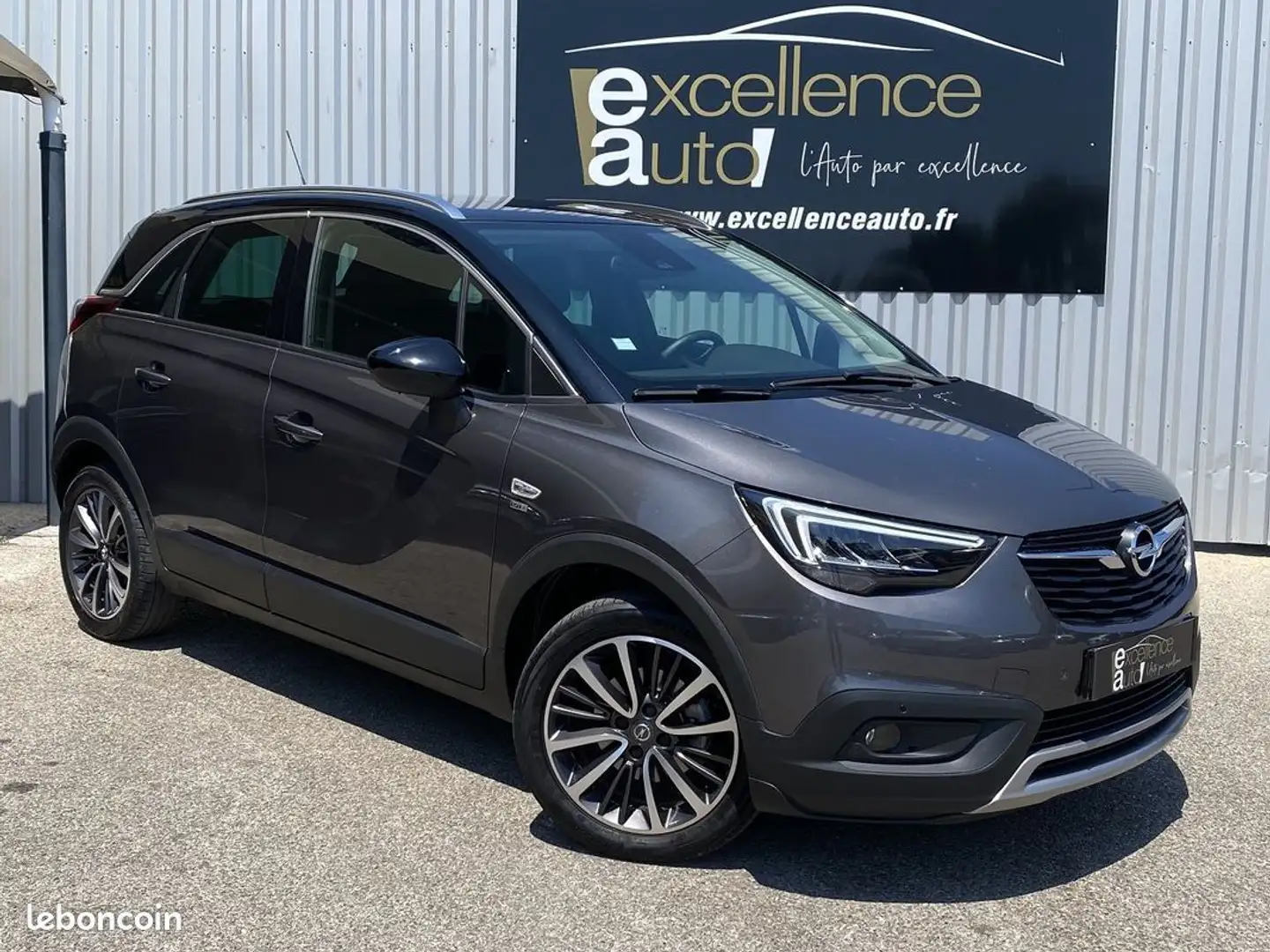 Opel Crossland X 1.2 TURBO 130CH DESIGN 120 ANS BVA EURO 6D-T Gris - 1