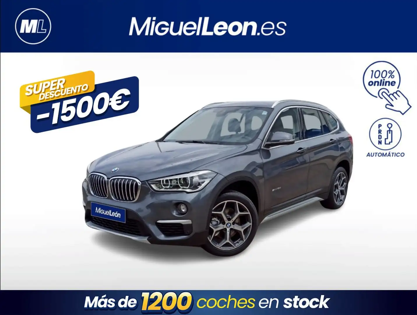 BMW X1 sDrive 18dA Grigio - 1