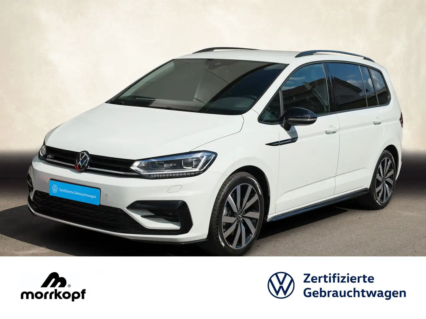 Volkswagen Touran 1.5TSI DSG R-LINE +AHK+Black-Style+ Navi Weiß - 2