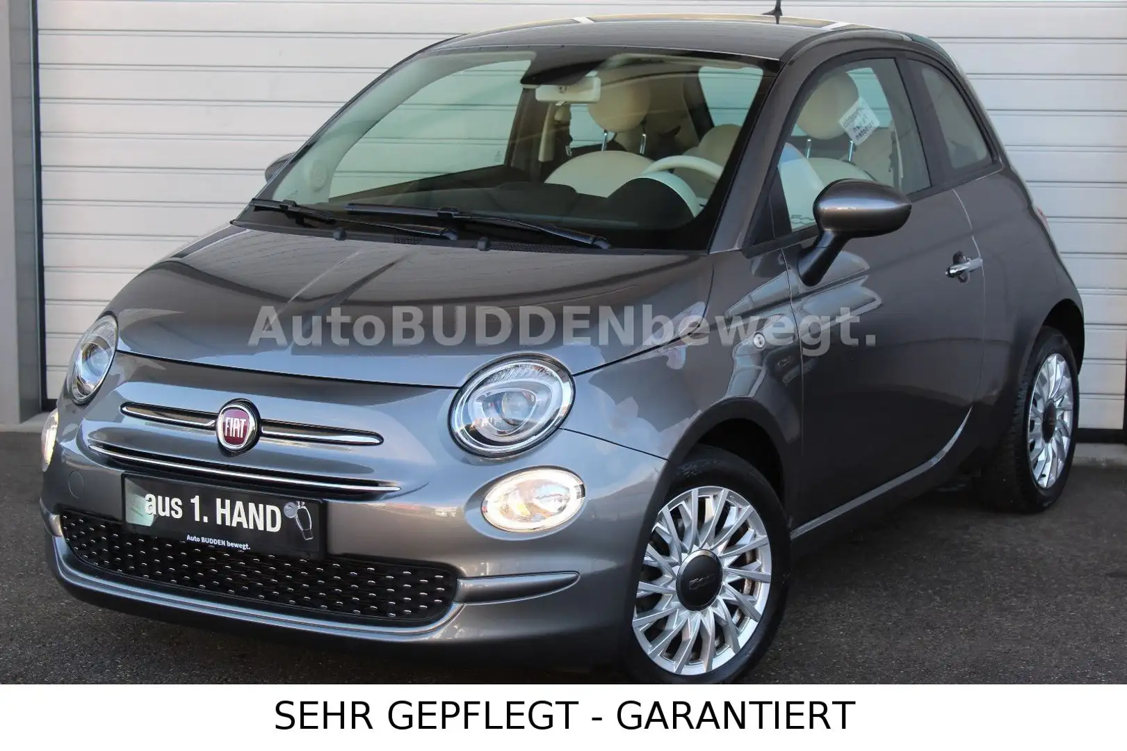 Fiat 500 1.0 GSE HYBRID LOUNGE - 1. HAND - GARANTIE Grau - 1