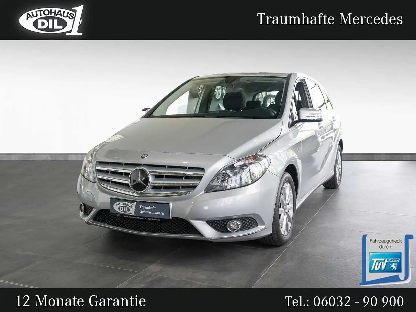 Mercedes-Benz B 180 BlueEFF. Sports Tourer *2.Hd.*scheckheft* Silber - 1