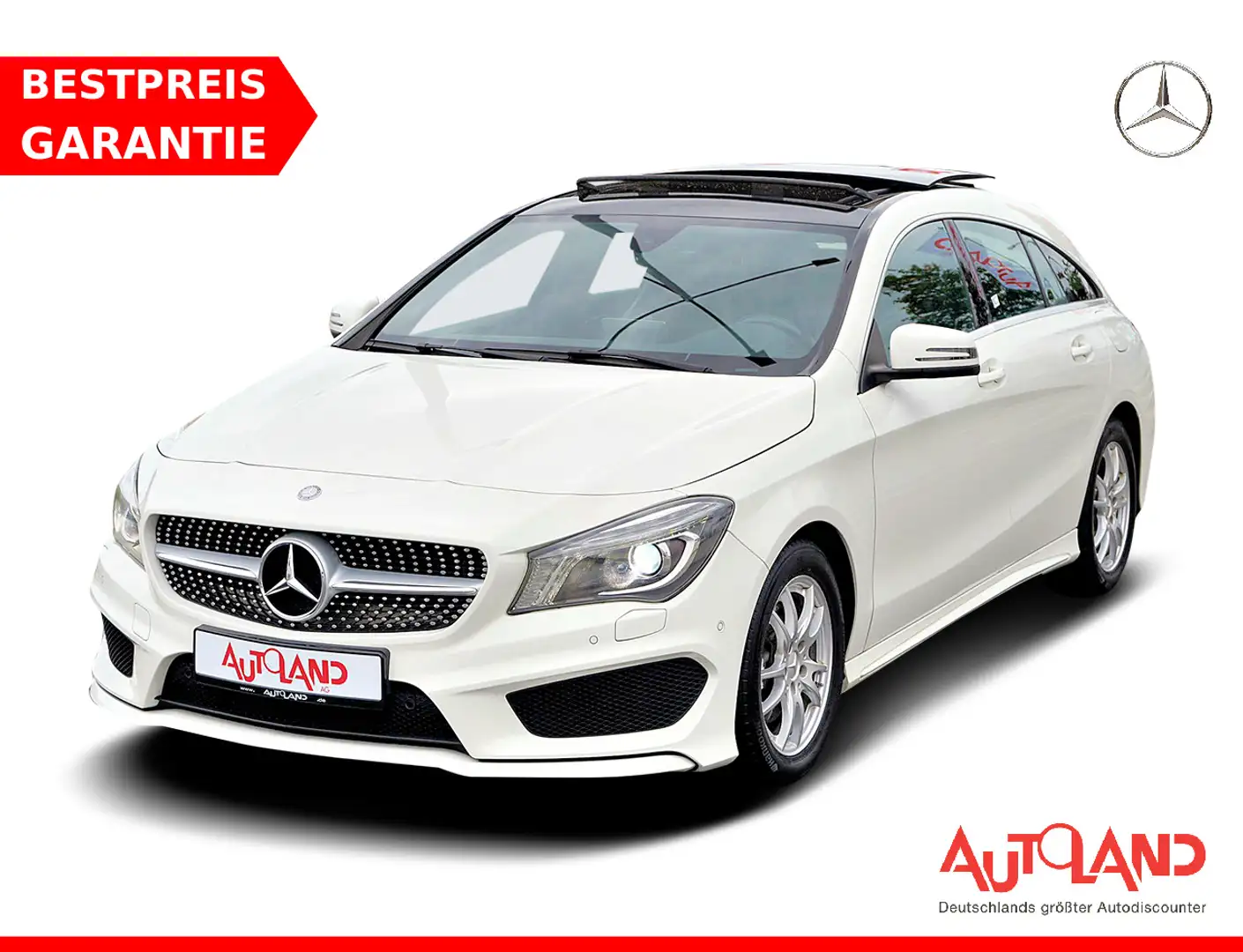 Mercedes-Benz CLA 200 AMG Line Bi-Xenon Panorama Navi PDC USB Weiß - 1