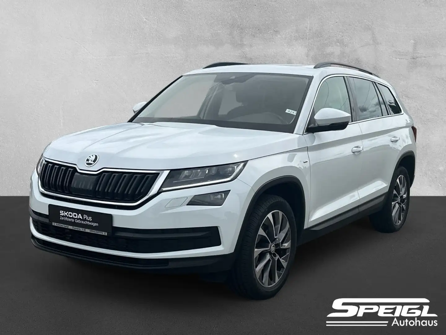 Skoda Kodiaq 1.5 TSI ACT Drive 125 Klima Navi Einparkhilfe Biały - 1