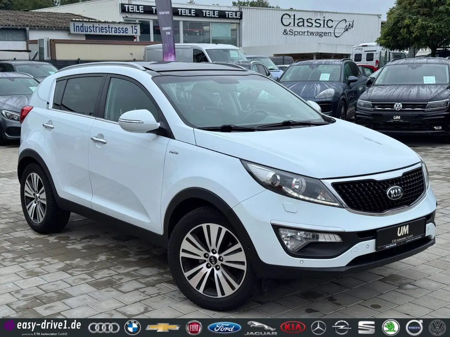 Kia Sportage Spirit 4WD/PANO/KEYLESS/NAV/RFK/SHZ Blanc - 1