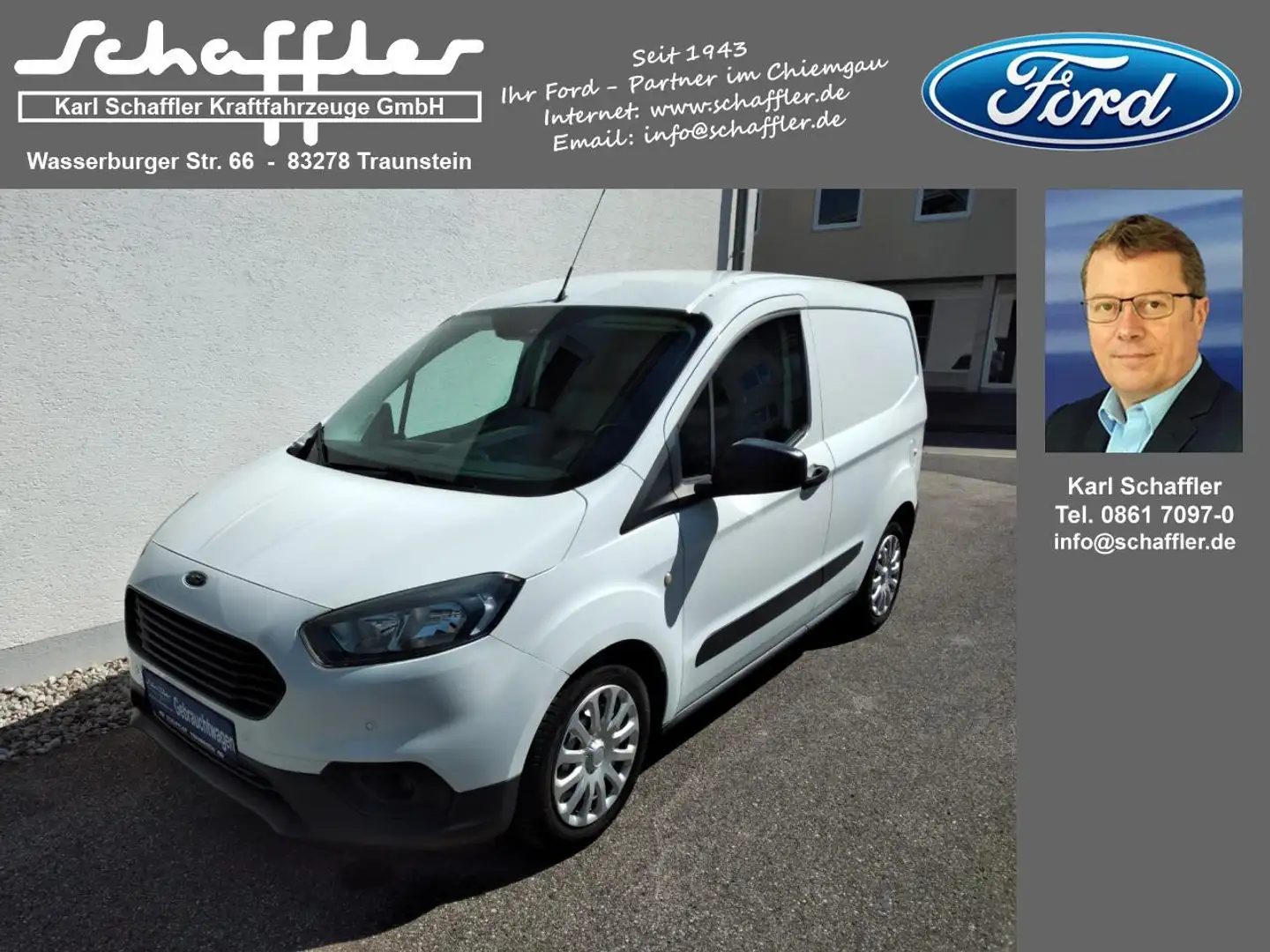 Ford Transit Courier Basis Weiß - 1
