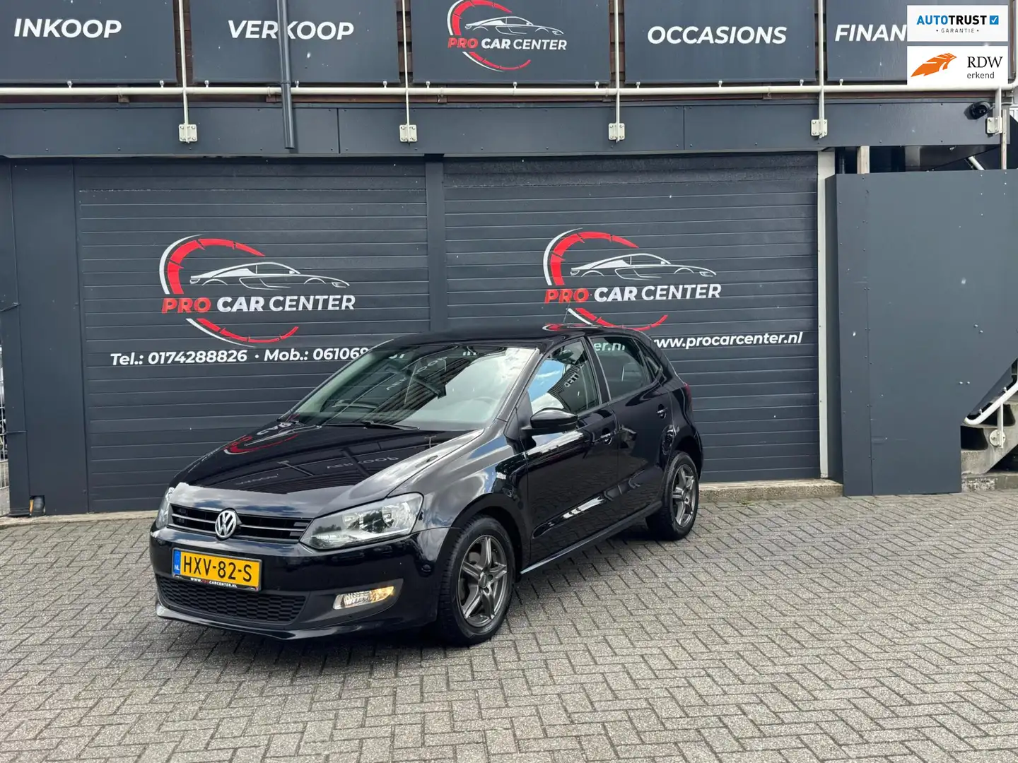Volkswagen Polo 1.4-16V Highline AIRCO|CRUISE|PDC|SCHERM|EL.RAMEN| Zwart - 1