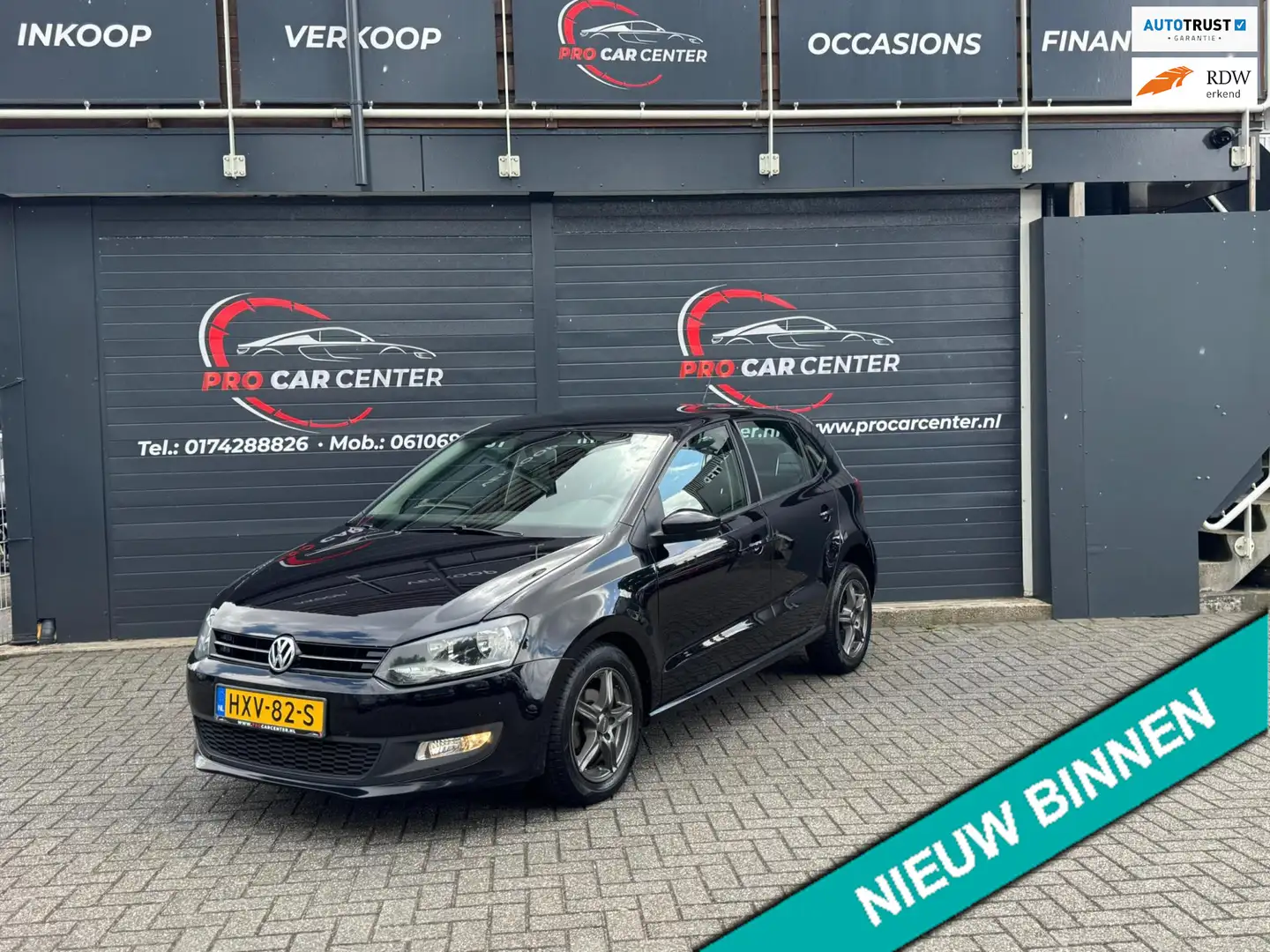 Volkswagen Polo 1.4-16V Highline AIRCO|CRUISE|PDC|SCHERM|EL.RAMEN| Zwart - 1