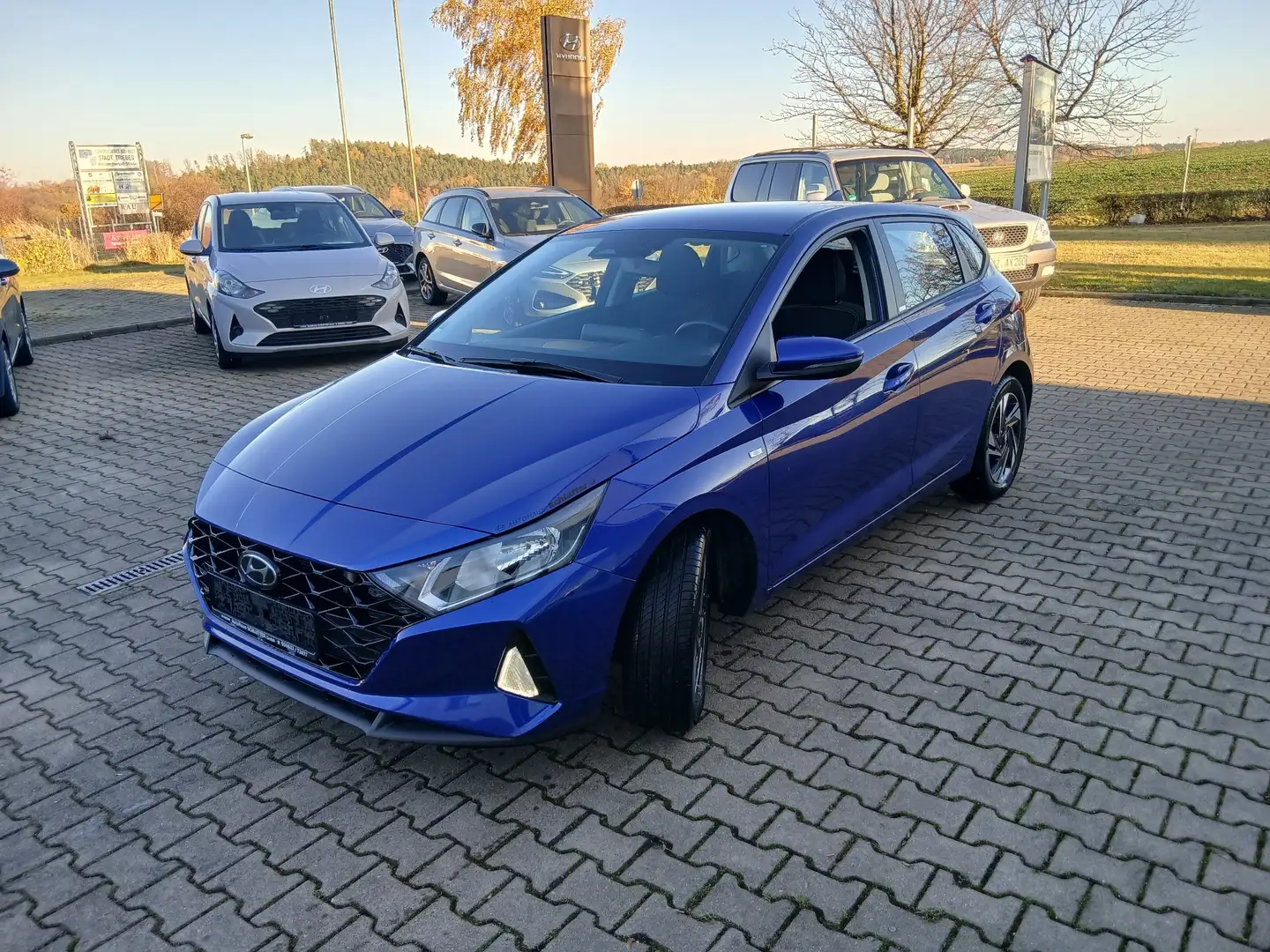 Hyundai i20 i20 1.0 T-GDI 48V-Hybrid Intro Klima / M+S Bleu - 1