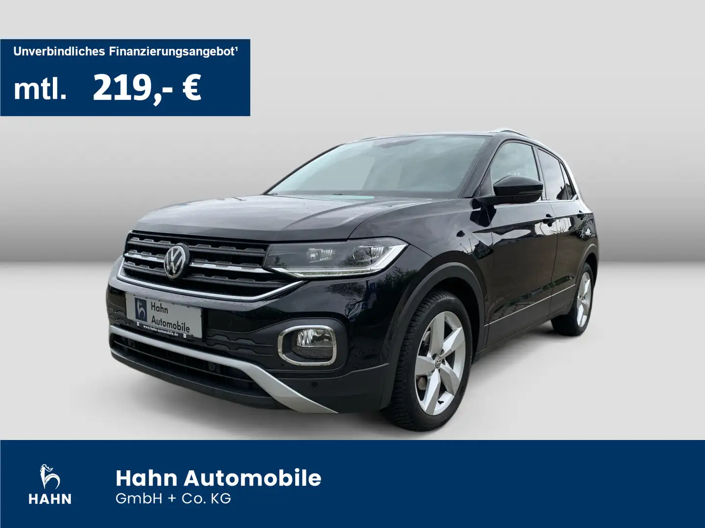 Volkswagen T-Cross 1.0TSI DSG Style Navi LED Sitzh Climatr Noir - 1