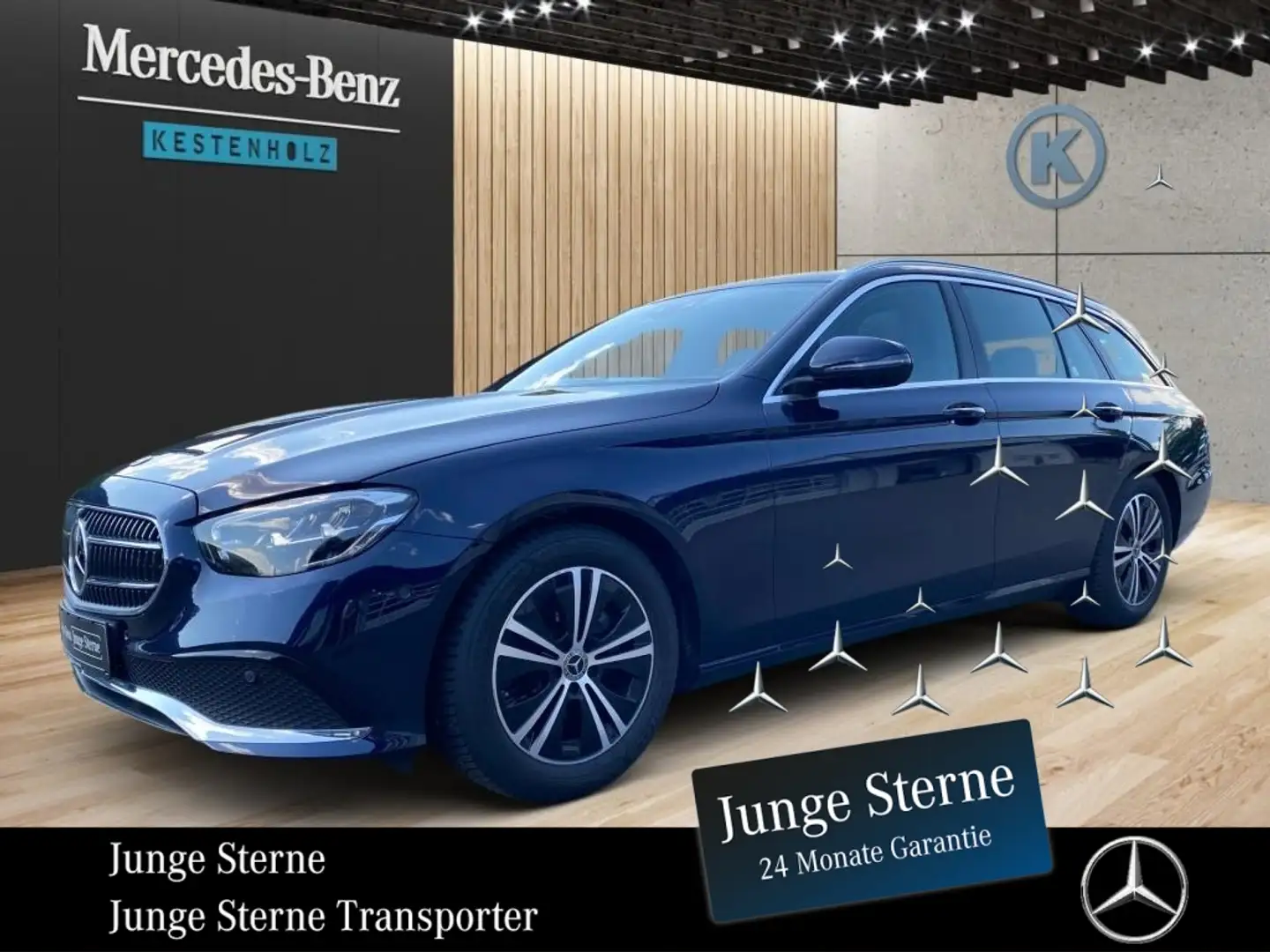 Mercedes-Benz E 220 d T-Modell *AVANTGARDE*PANO*AHK*MBUX*360°* Blau - 1