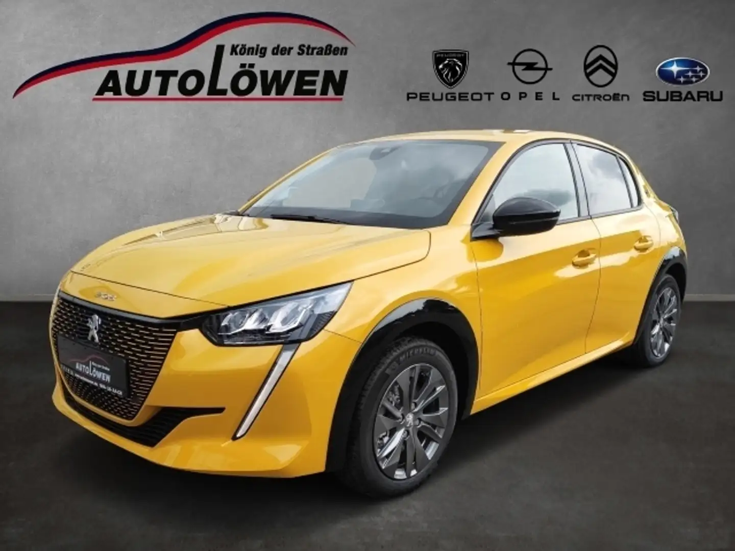 Peugeot 208 Elektromotor Allure Gelb - 1